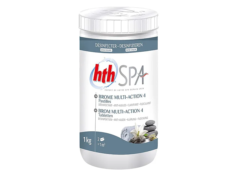 Pastilles 20g brome multi-action 4 pour spa gonflable - HTH