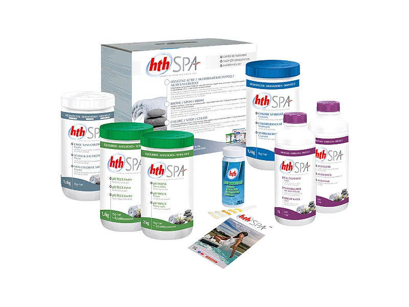 Kit de traitement au chlore pour spa gonflable - HTH