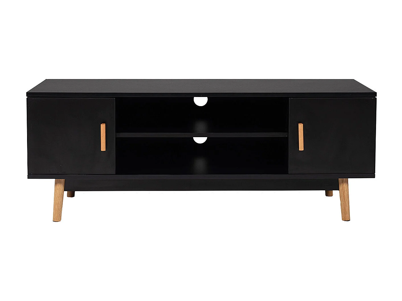 Meuble TV JOEY noir - HAPPY GARDEN