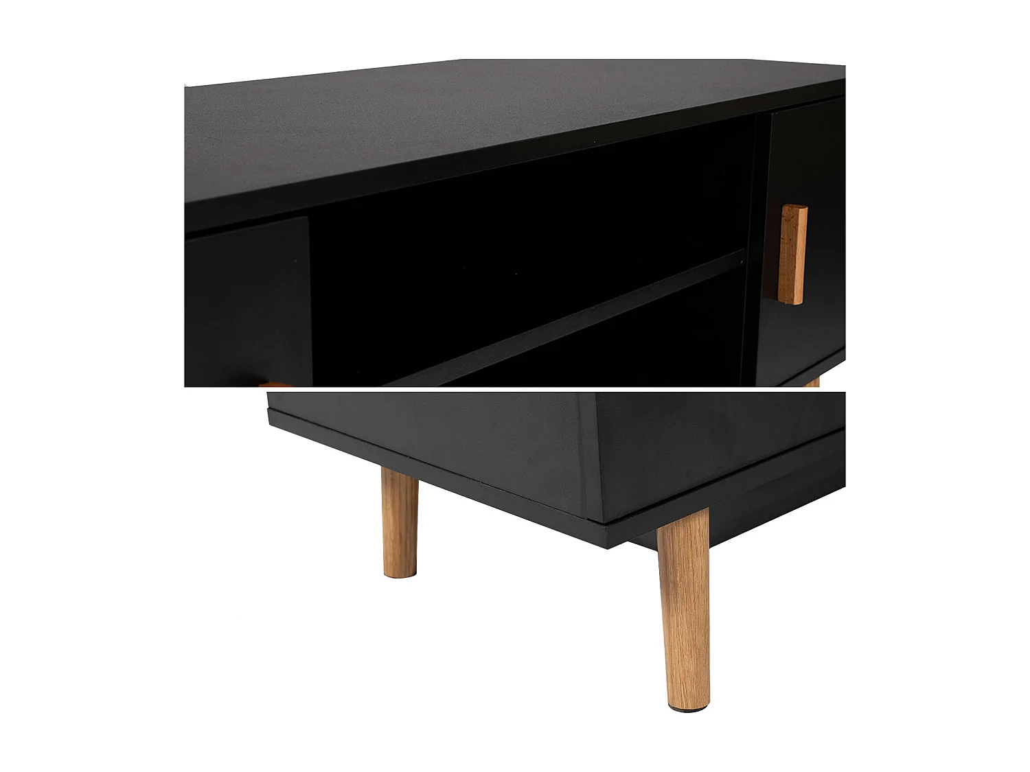 TV-meubel JOEY zwart