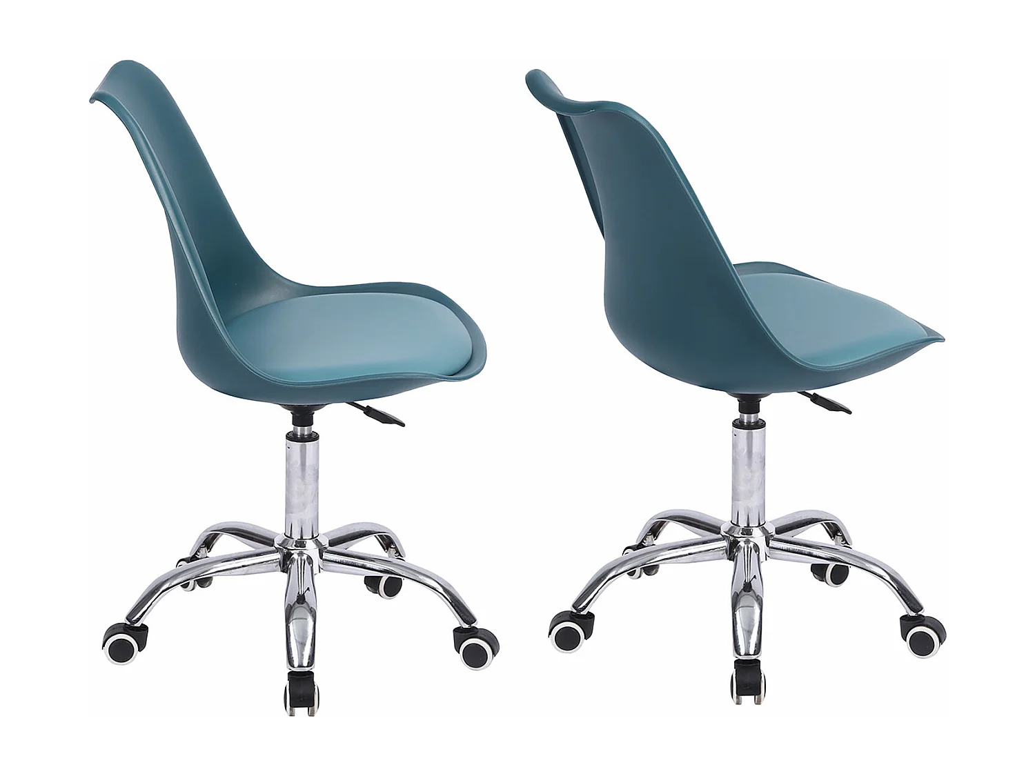 Sedia da ufficio regolabile in altezza ANNE blu