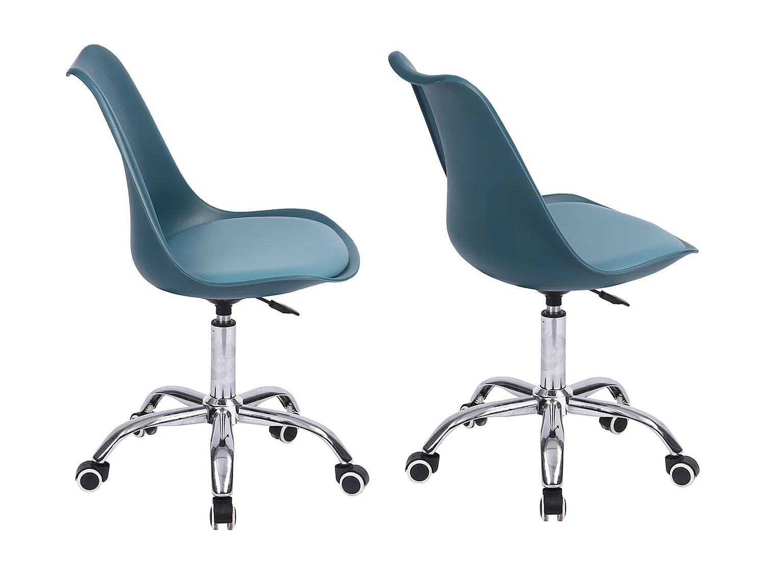 Sedia da ufficio regolabile in altezza ANNE blu