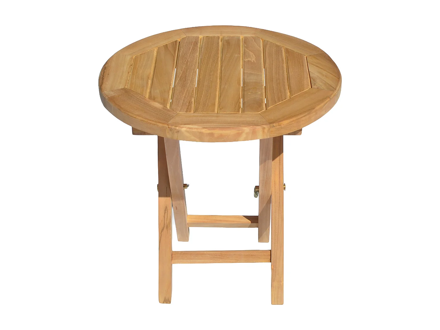 Tavolino rotondo in teak 50cm LOMBOK