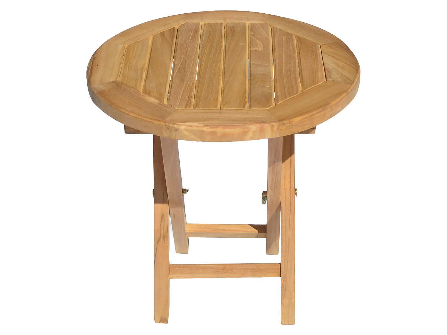 Tavolino rotondo in teak 50cm LOMBOK