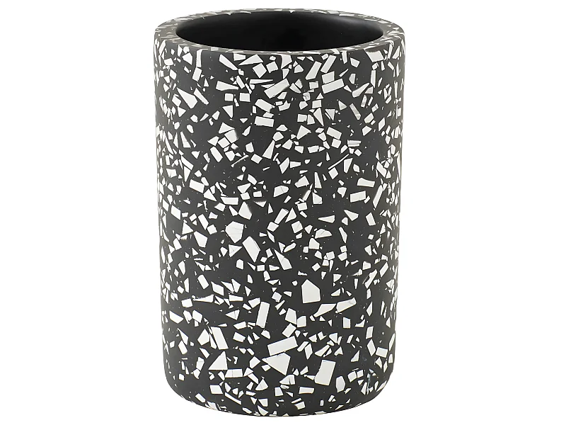 Porte brosse à dents en polyrésine TERRAZZO