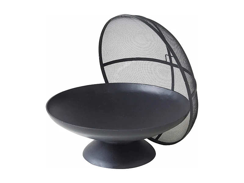 Braciere in ghisa con campana "Junto" - Ø 58 x 38 cm - Nero