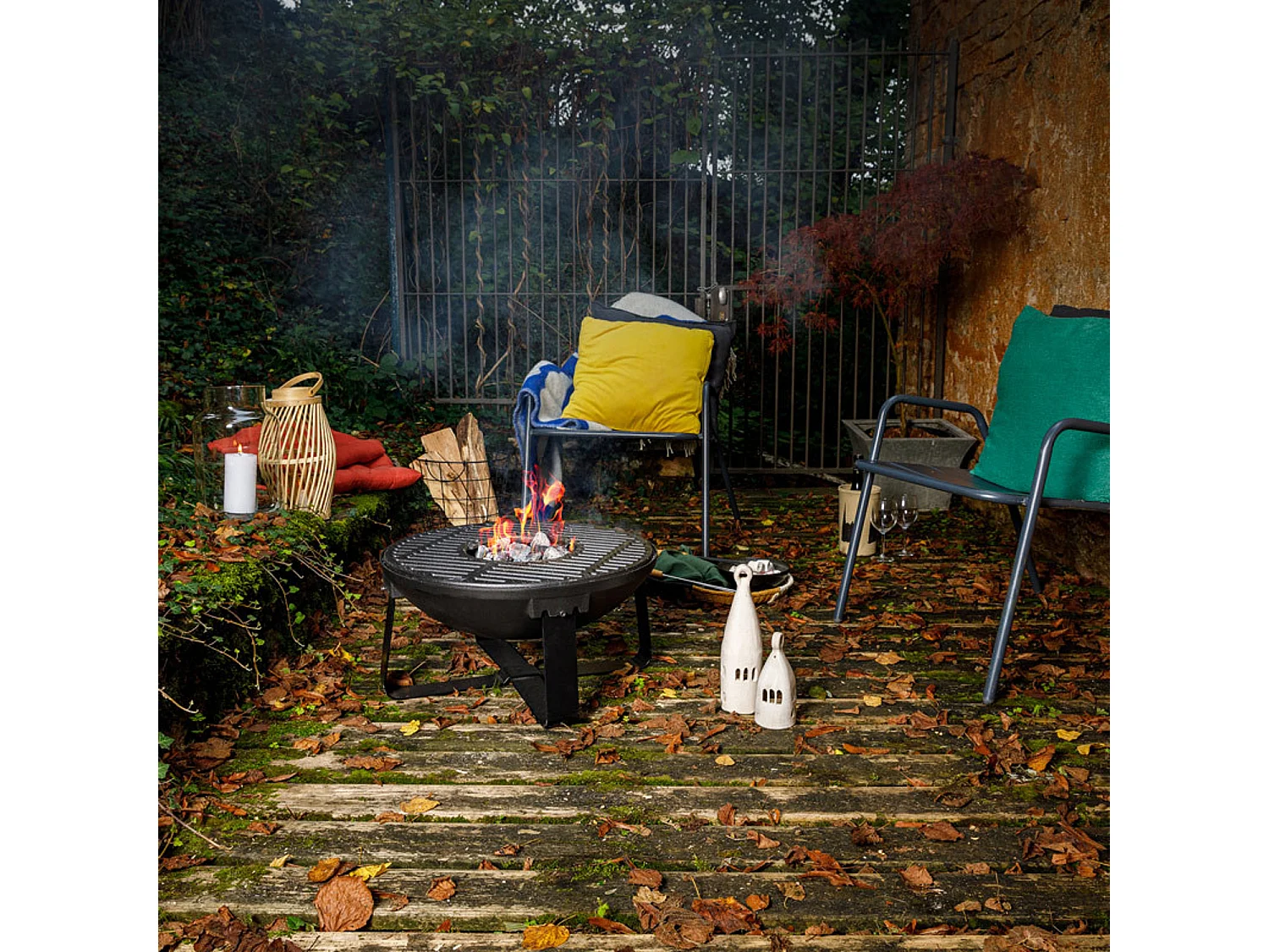 Gietijzeren vuurkorf 52cm