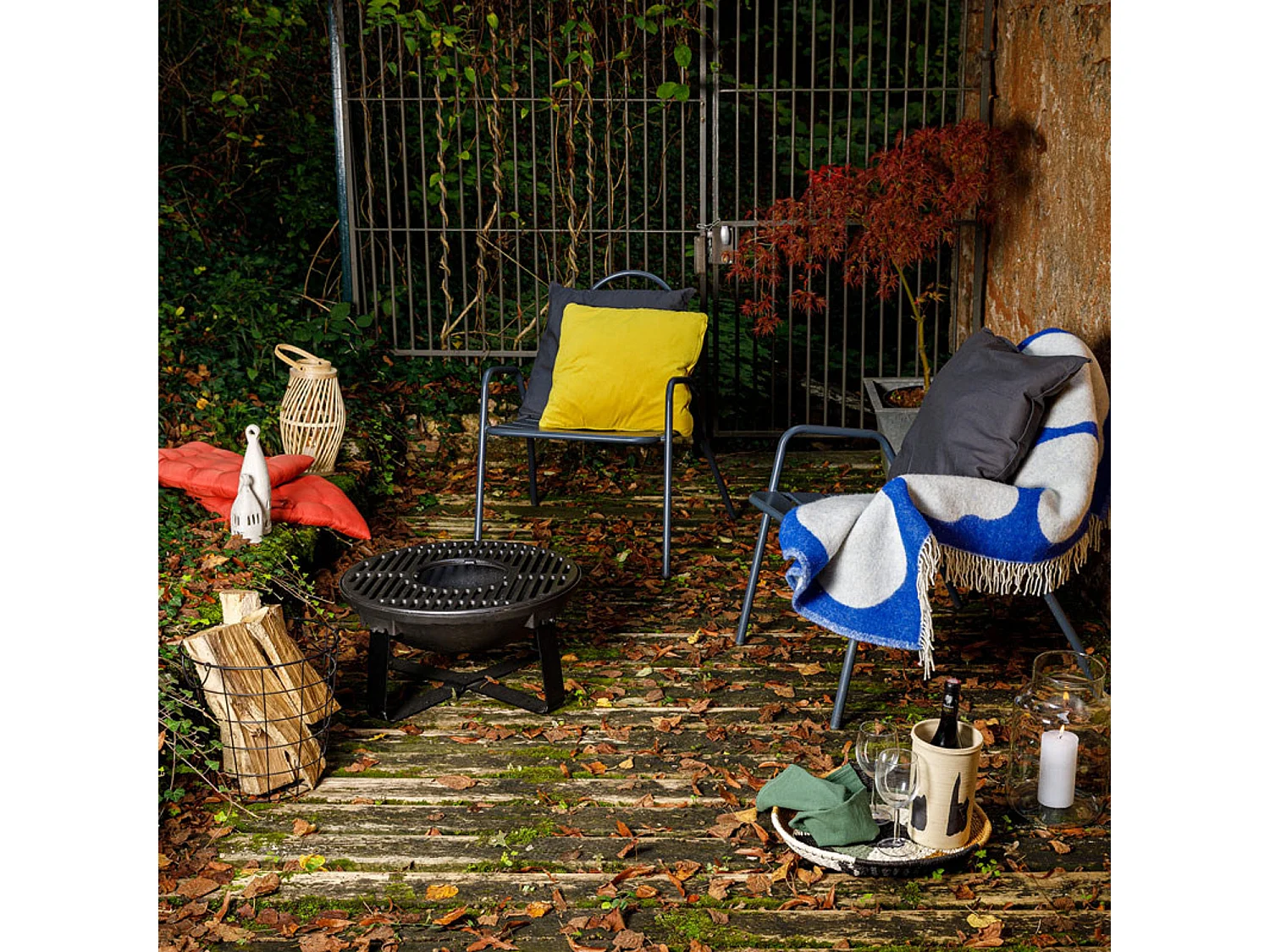 Brasero en fonte 52cm - SOMAGIC