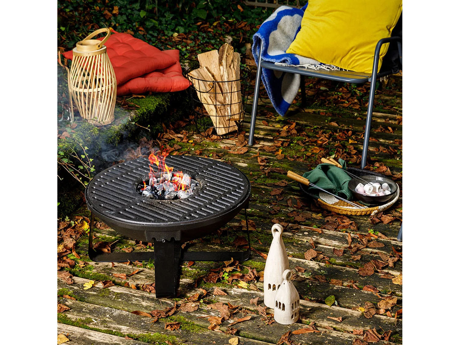 Brasero en fonte 52cm - SOMAGIC