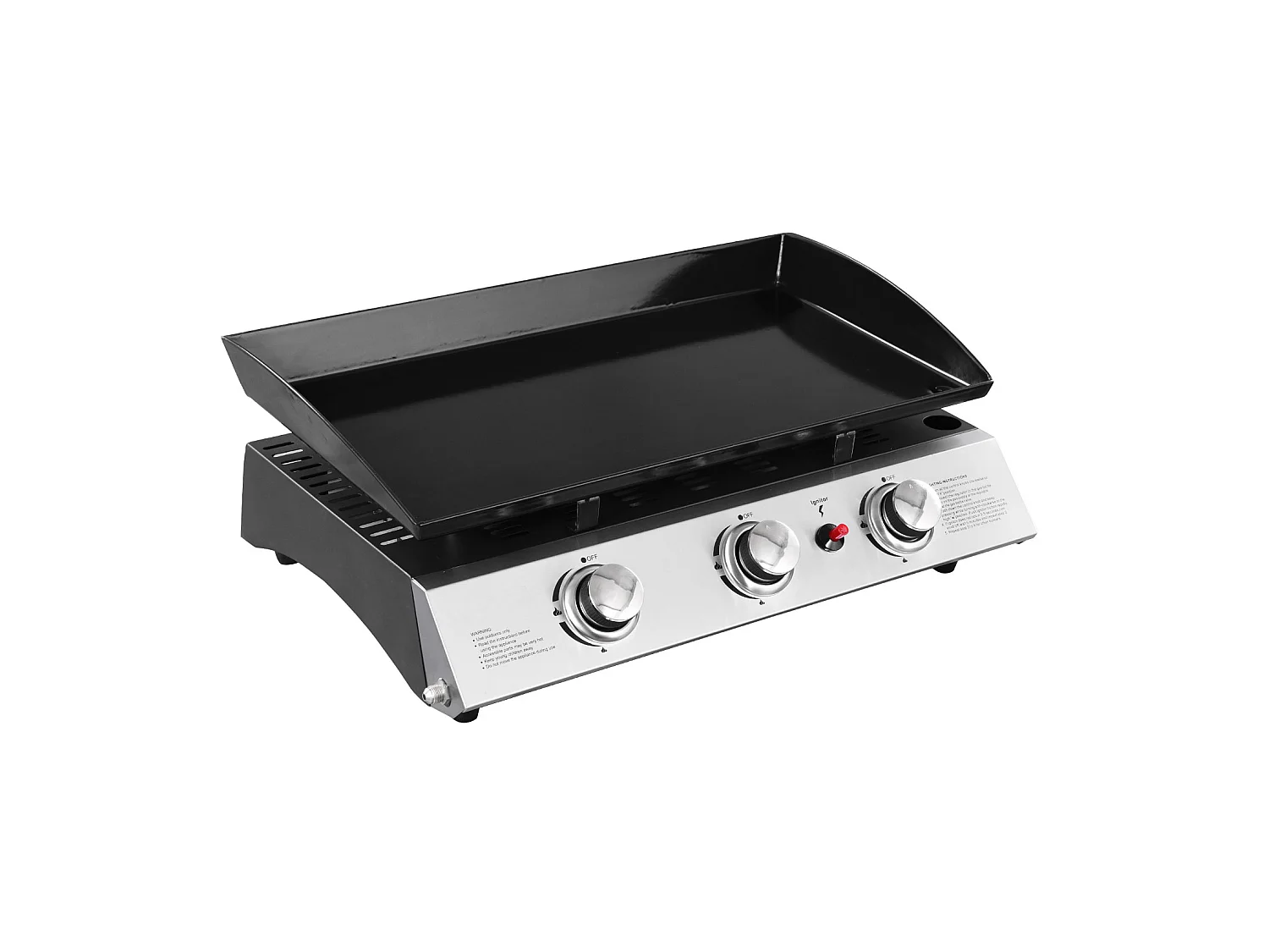 Plancha au gaz SÉVILLE - 3 brûleurs 7,5kW