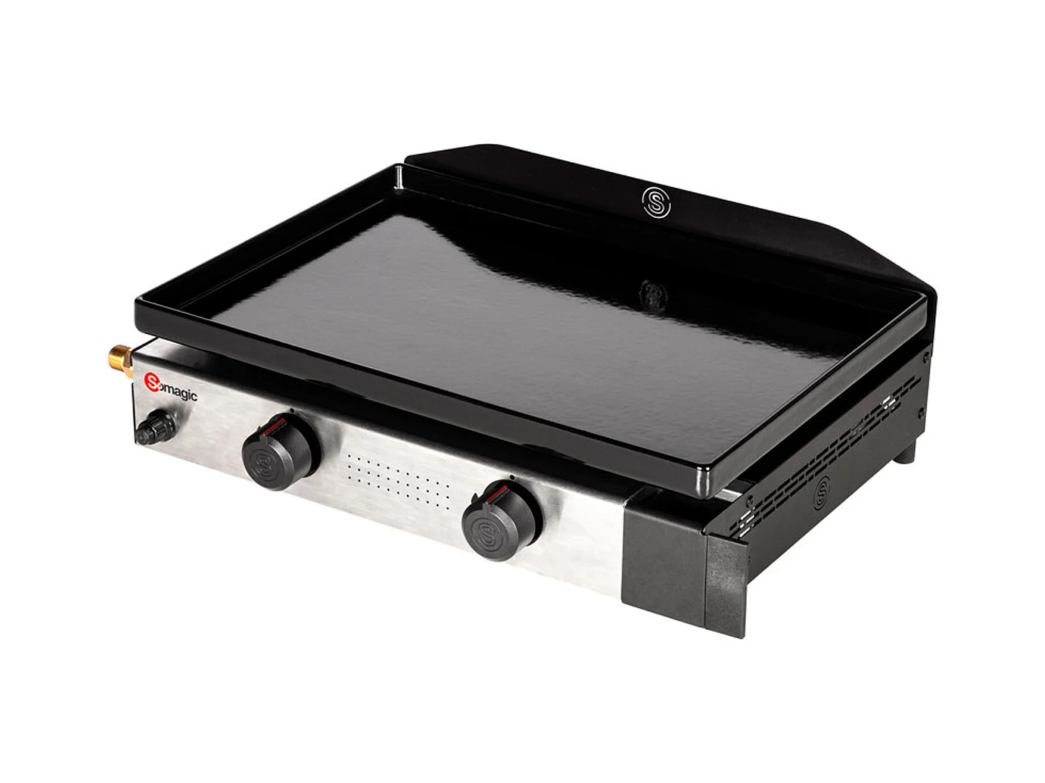 Plancha au gaz SOLIA 200 2 brûleurs 4,25kW - SOMAGIC