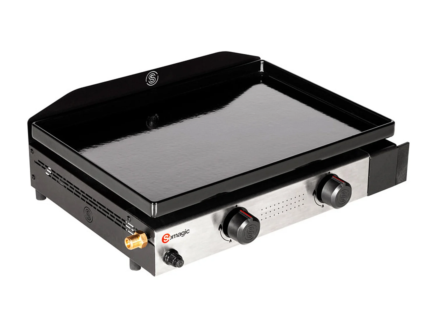 Plancha au gaz SOLIA 200 2 brûleurs 4,25kW - SOMAGIC