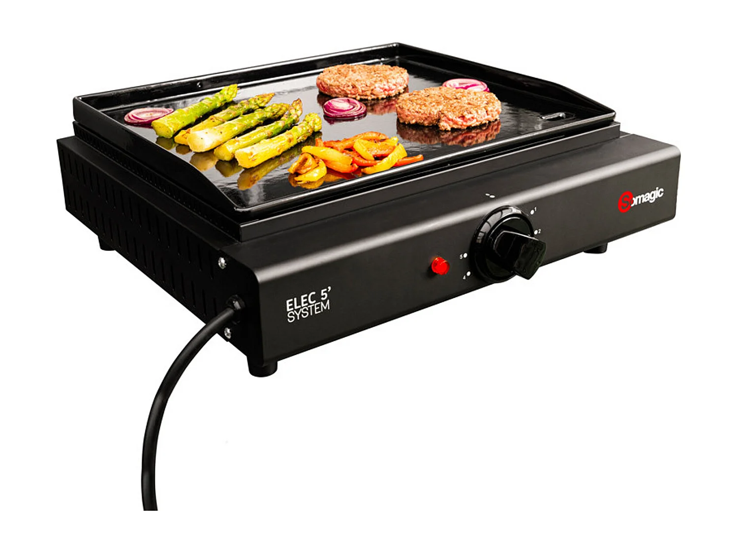 Gietijzeren elektrische bakplaat OLIANA