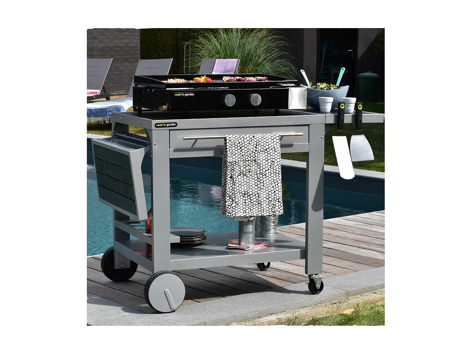 Plancha de gas FINESTA 2B - 2 quemadores 5kW