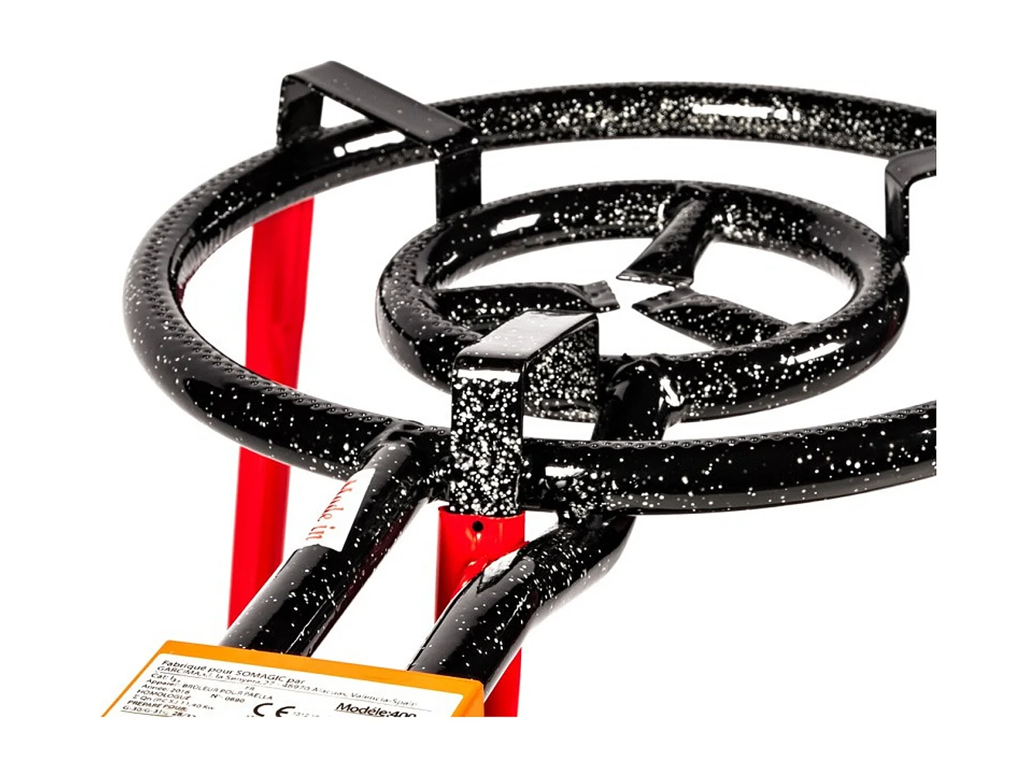 VALENCIA paellera a gás no carrinho - 11,4kW