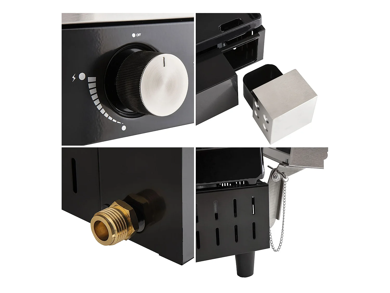 Plancha gaz en fonte FINESTA - 2 brûleurs - COOK'IN GARDEN