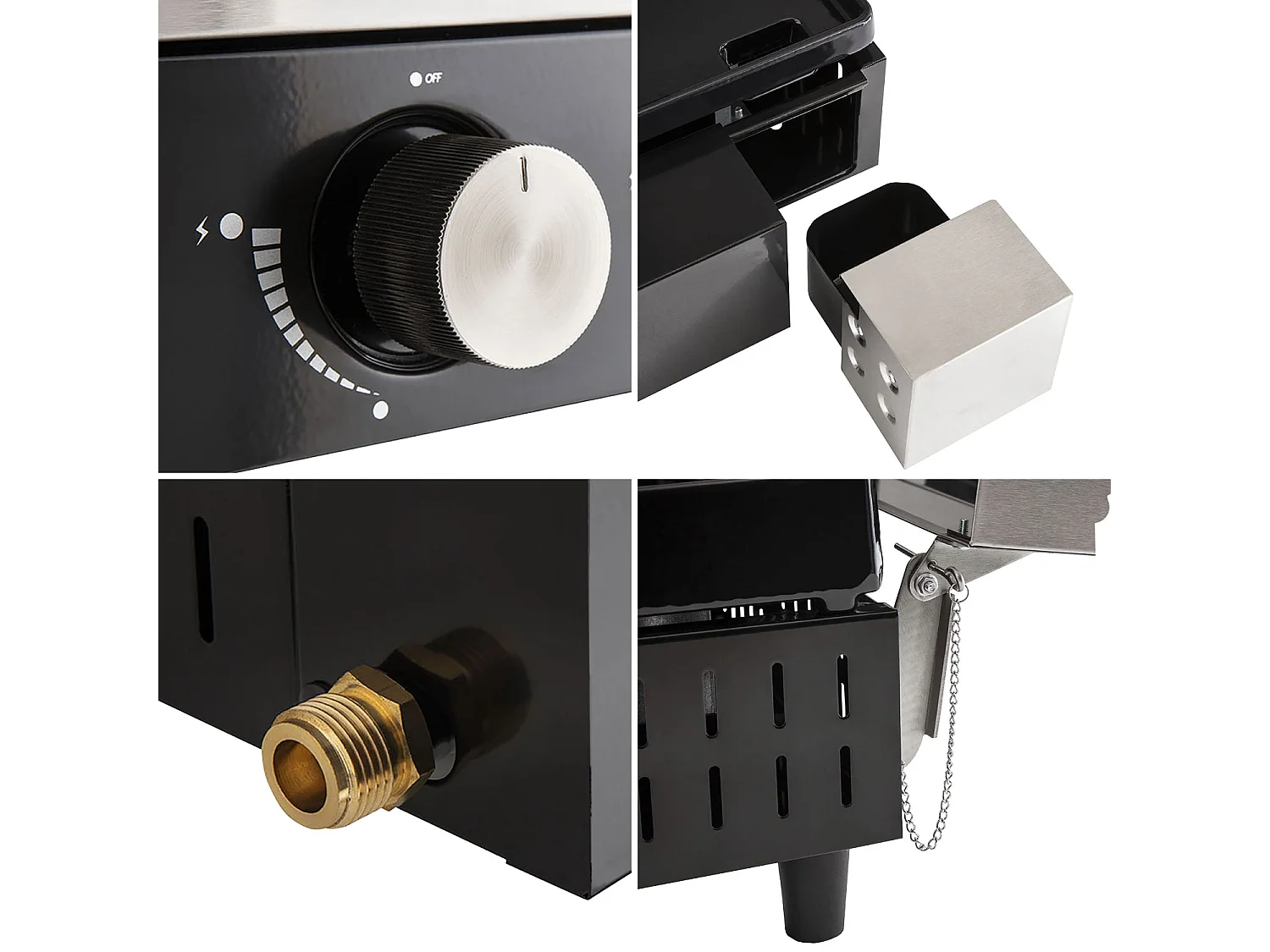 Plancha gaz en fonte FINESTA - 2 brûleurs - COOK'IN GARDEN