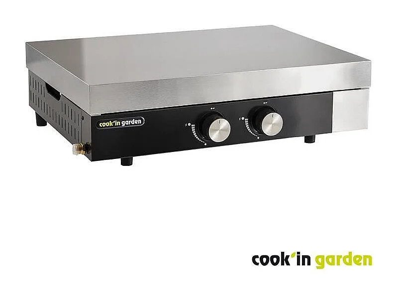 Plancha gaz en fonte FINESTA - 2 brûleurs - COOK'IN GARDEN