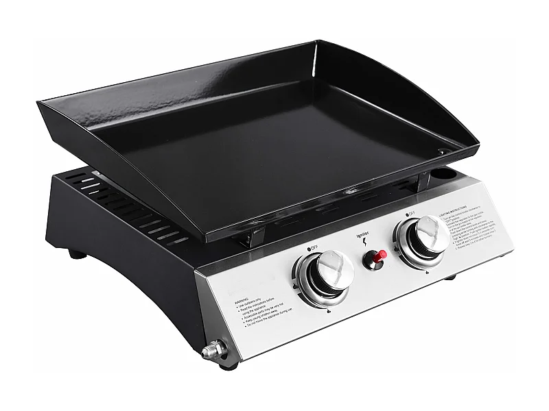 Plancha au gaz MALA - 2 brûleurs 5kW - HAPPY GARDEN