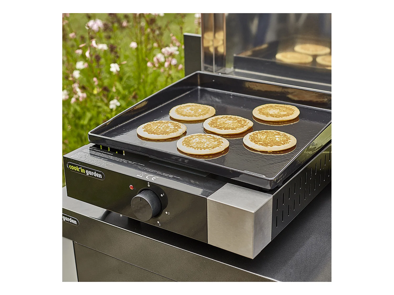 Plancha électrique + capot fonte FINESTA - 2,5kW - COOK'IN GARDEN