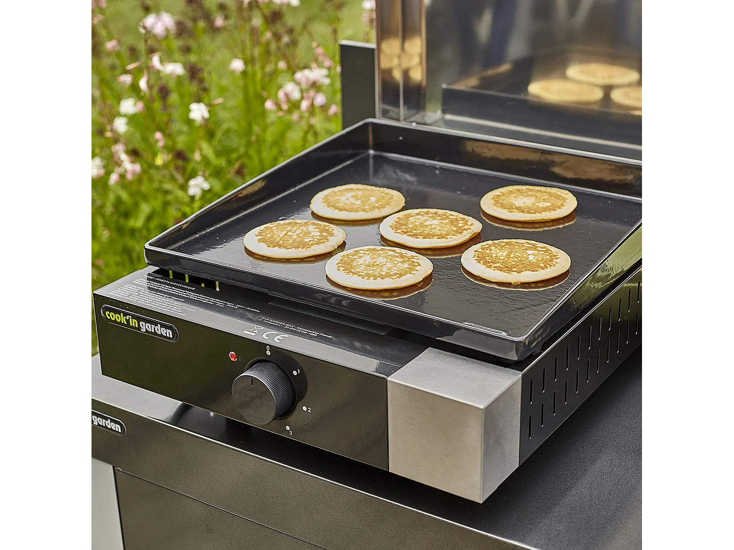 Plancha électrique + capot fonte FINESTA - 2,5kW - COOK'IN GARDEN