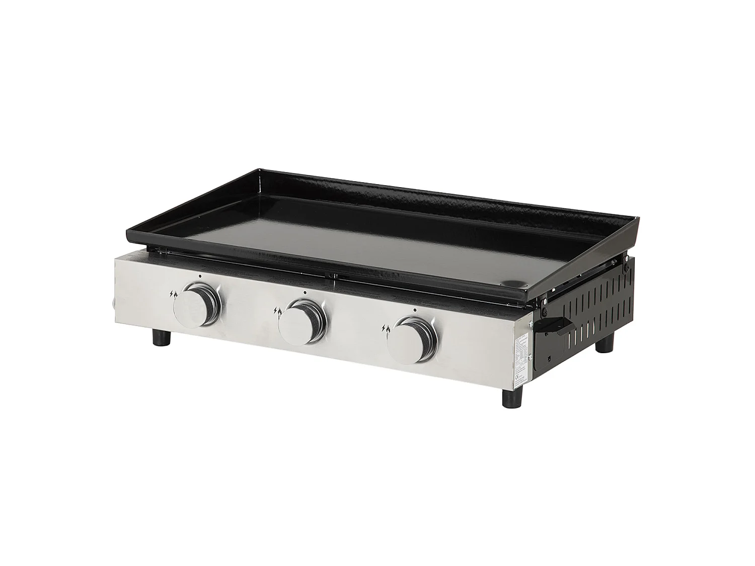 Plancha au gaz MÉRIDA 3 brûleurs 6 kW - HAPPY GARDEN