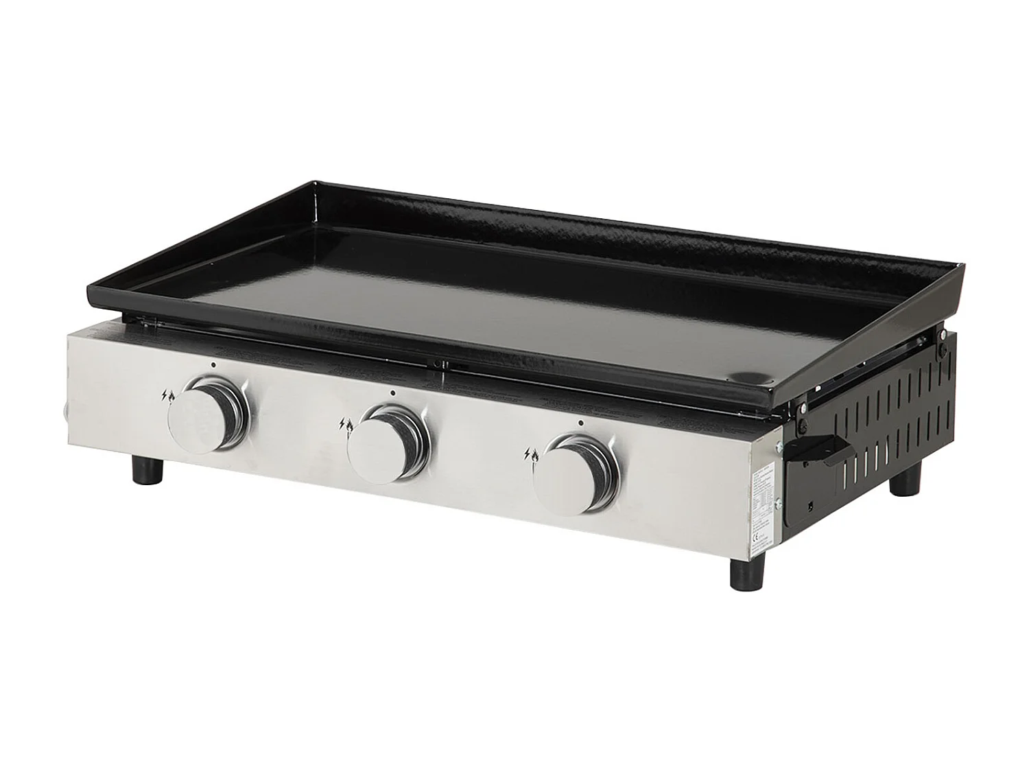 Plancha au gaz MÉRIDA 3 brûleurs 6 kW - HAPPY GARDEN