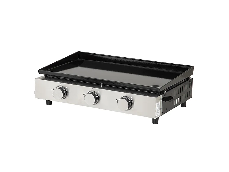 Plancha de gas MÉRIDA 3 quemadores 6 kW