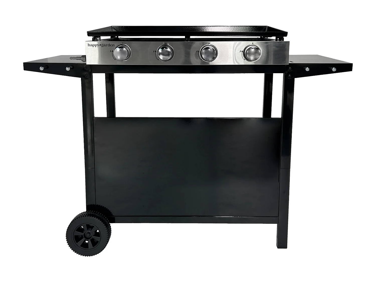 Plancha au gaz MÉRIDA 4 brûleurs + chariot - HAPPY GARDEN