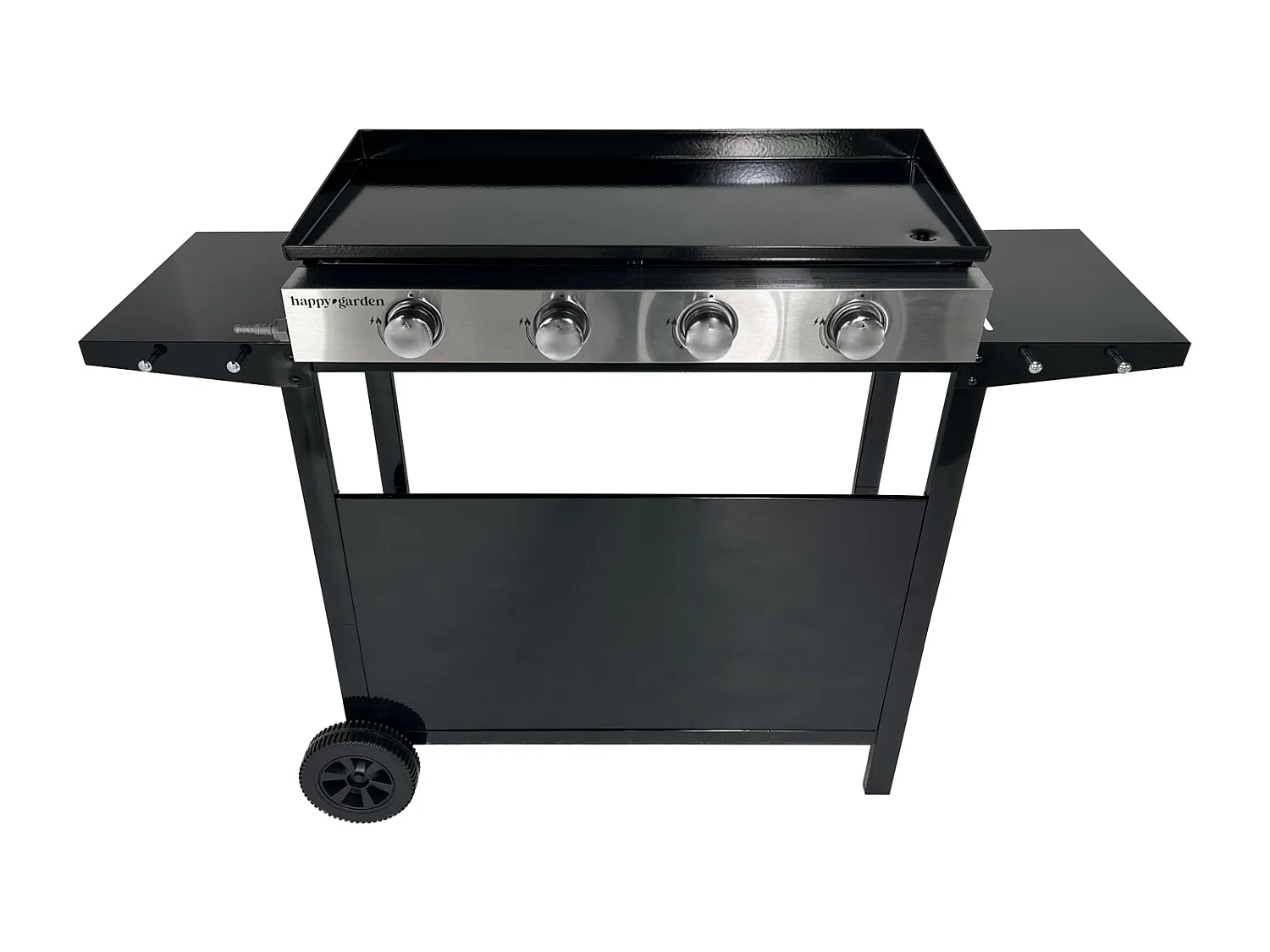 Plancha au gaz MÉRIDA 4 brûleurs + chariot - HAPPY GARDEN