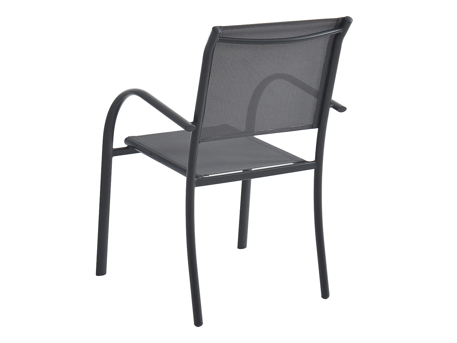 Sovesofa stablestol i aluminium og textiline - Antracitgrå - JOLANE fra MYLIA