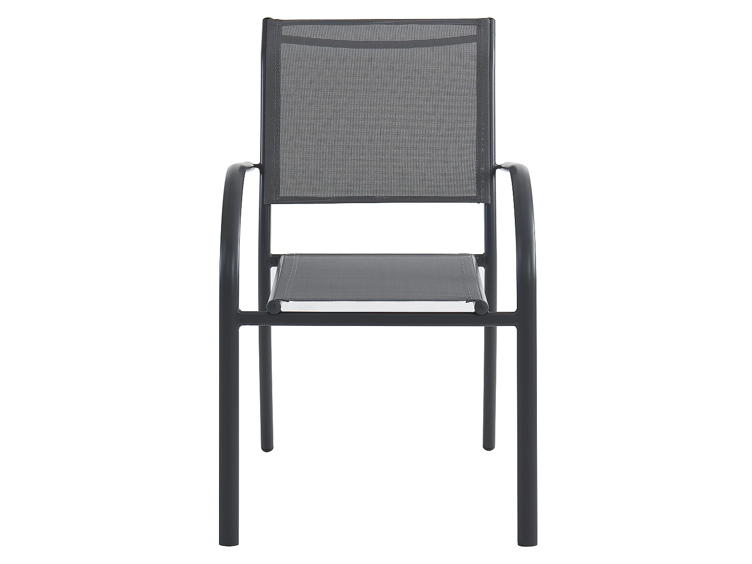 Sovesofa stablestol i aluminium og textiline - Antracitgrå - JOLANE fra MYLIA