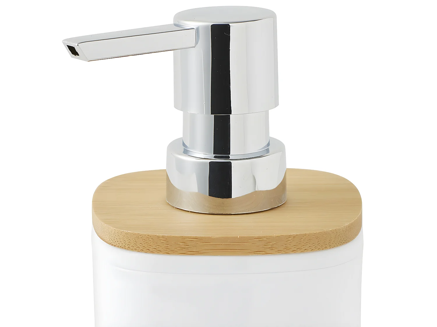 Distributeur de savon en polystyrène et bambou SEQUOIA