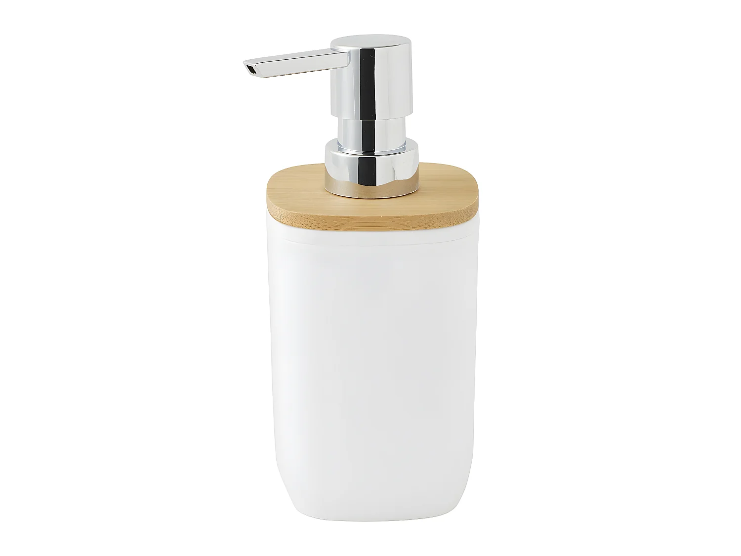 Distributeur de savon en polystyrène et bambou SEQUOIA