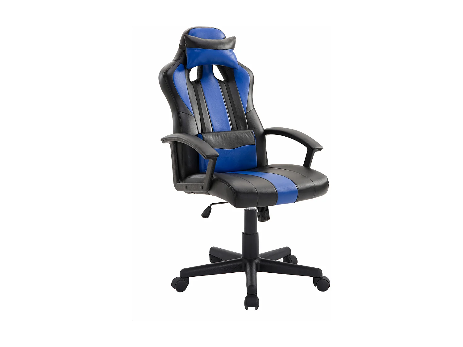 Fauteuil de bureau gamer noir et bleu CRASH - HAPPY GARDEN