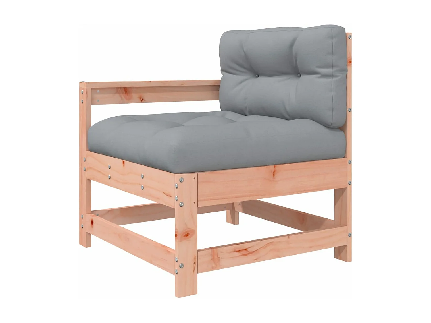 Salon de jardin 5 pcs avec coussins bois massif douglas BE58138