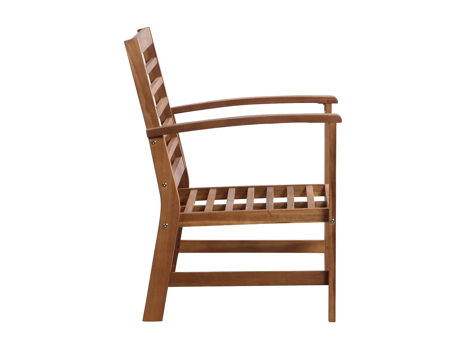 4-tlg.Garten-Sitzgruppe: Sofa + Tisch | Garten-Lounge-Set Massivholz Akazie -GKD782664