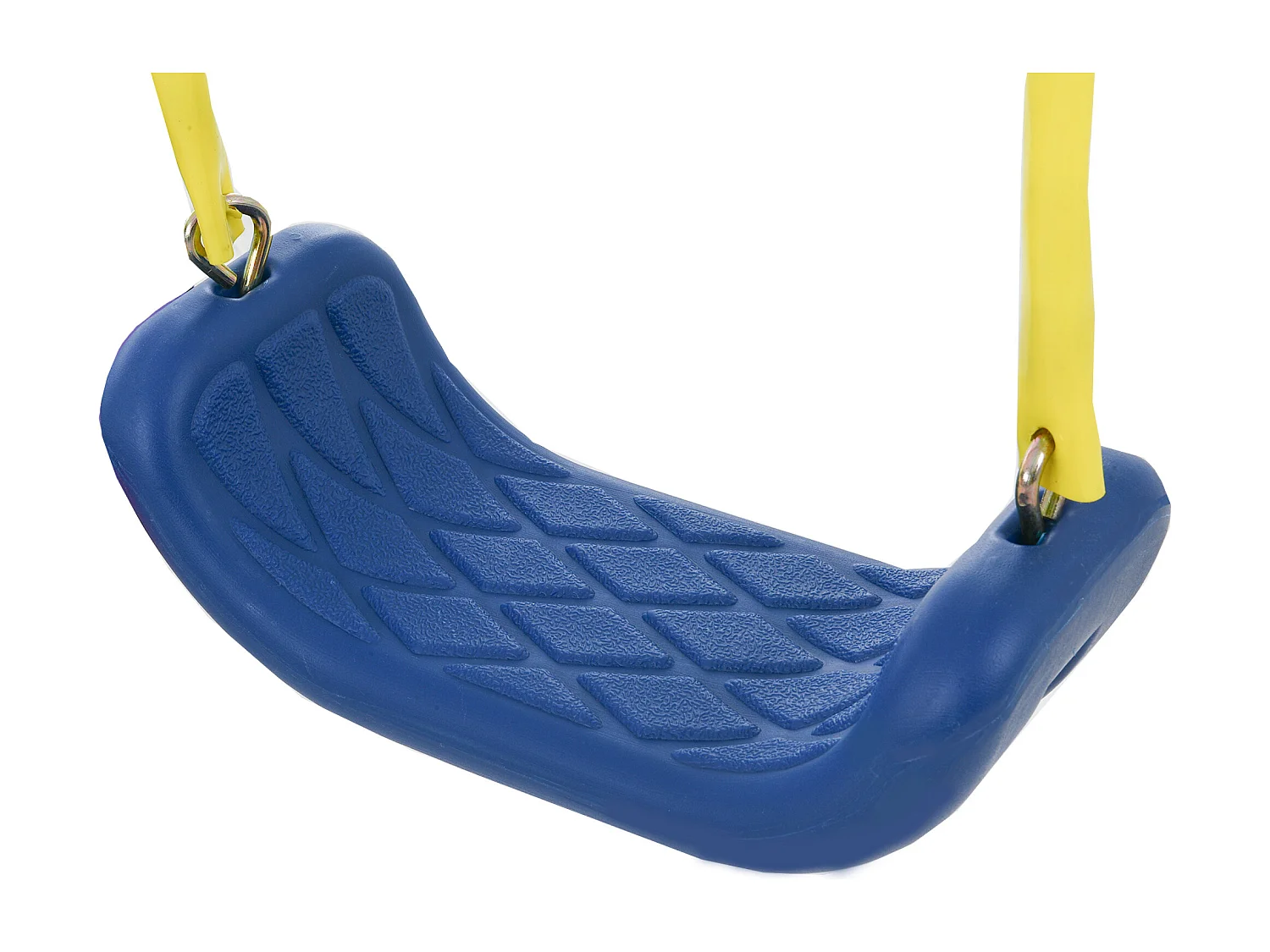 Columpio infantil 3 en 1 con aro de baloncesto y nido de pájaro, columpio en forma de U para niños de 3 a 8 años, amarillo