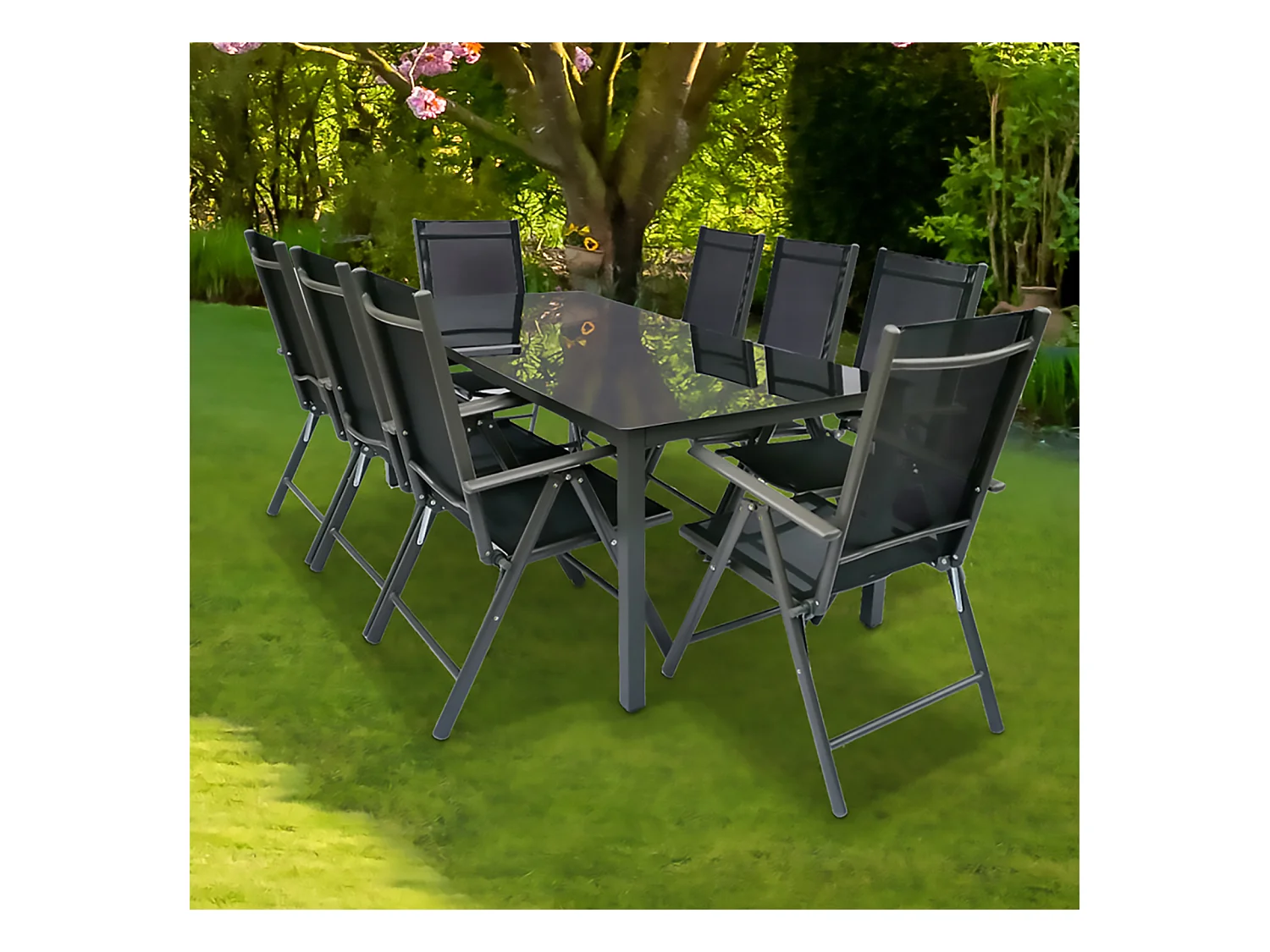 Zestaw mebli ogrodowych Miami Antracyt Zobacz wybór