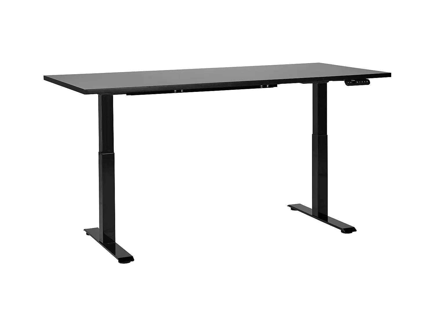 Bureau réglable en hauteur électriquement DESTINES Noir 180 cm 80 cm