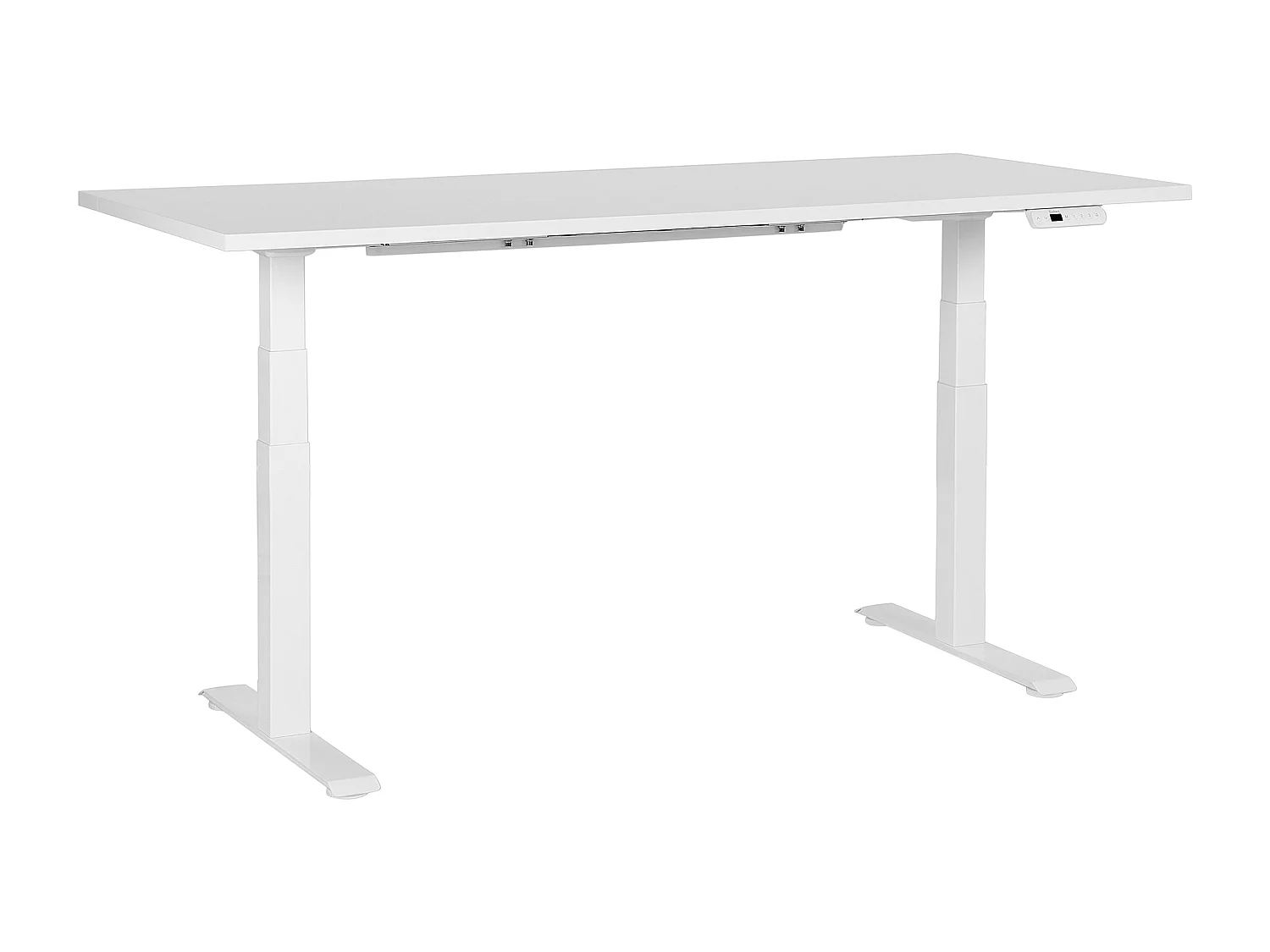 Biurko regulowane elektrycznie 180 x 80 cm białe DESTINES