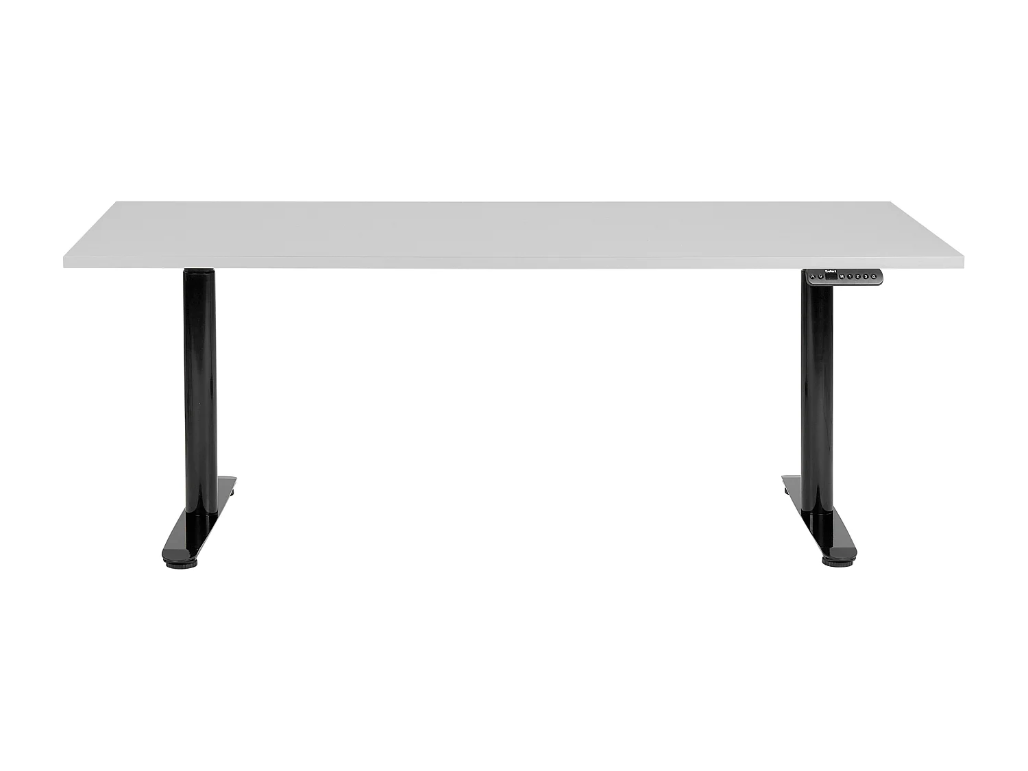 Bureau réglable en hauteur électriquement DESTINAS Gris/noir 180 cm 80 cm