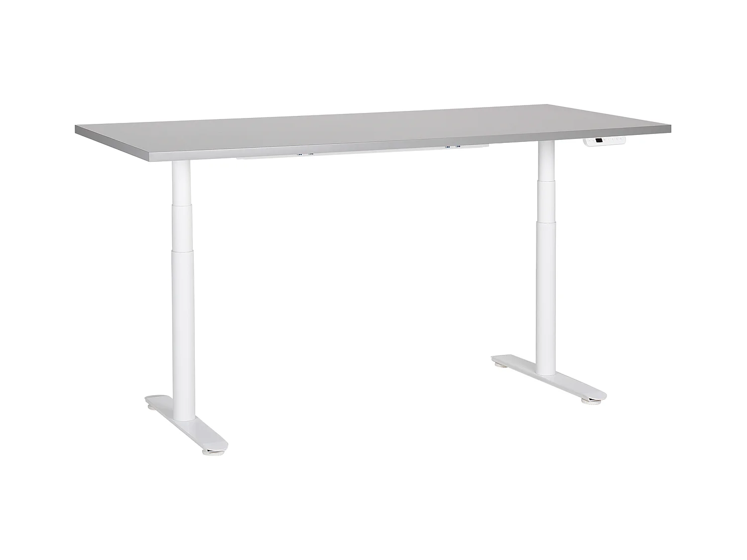 Bureau elektrisch verstelbaar grijs/wit 180 x 80 cm DESTINAS