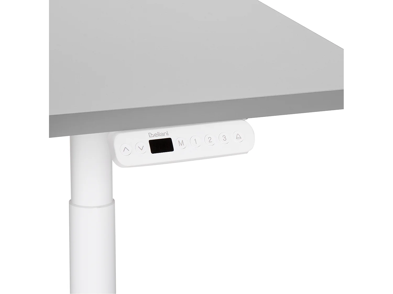 Bureau elektrisch verstelbaar grijs/wit 180 x 80 cm DESTINAS