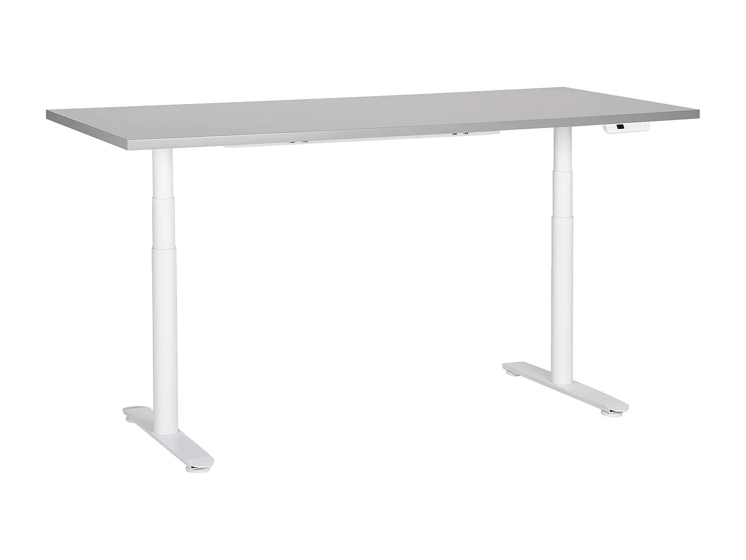 Bureau elektrisch verstelbaar grijs/wit 180 x 80 cm DESTINAS