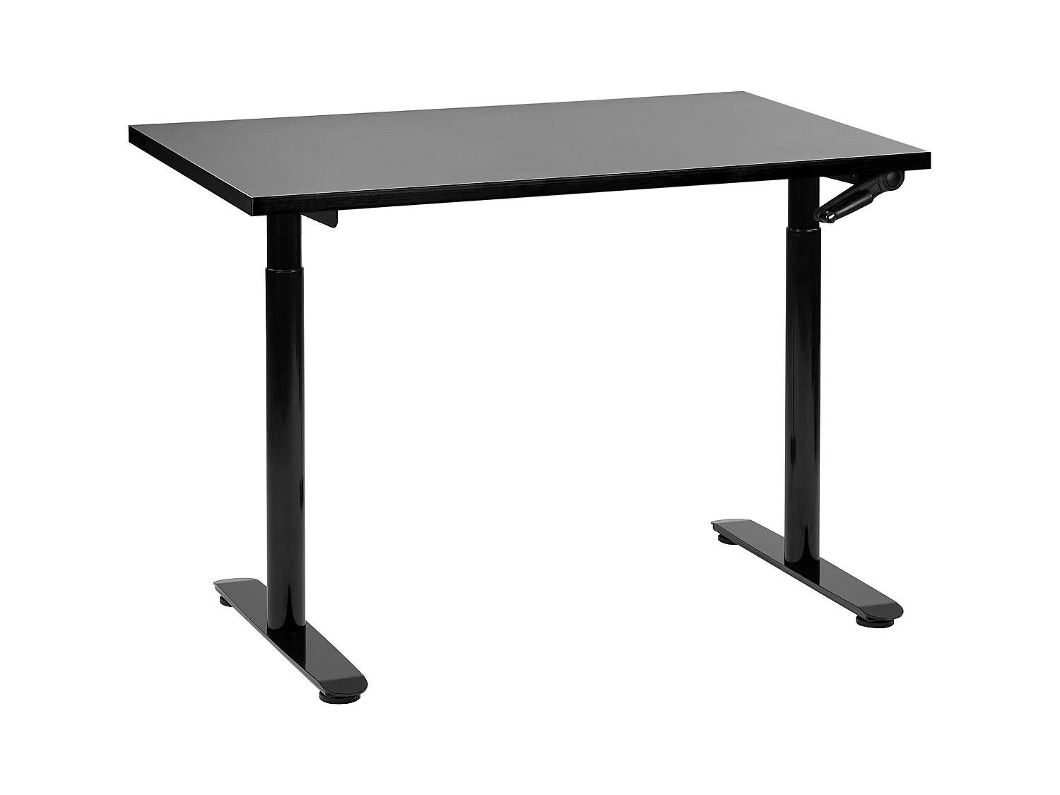 Bureau réglable en hauteur manuellement DESTINAS Noir 120 cm 72 cm