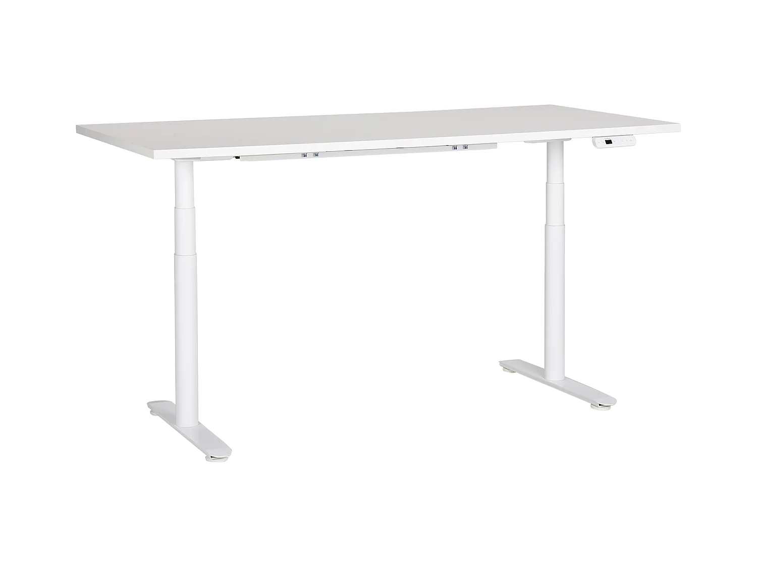 Bureau réglable en hauteur électriquement DESTINAS Blanc 180 cm 80 cm