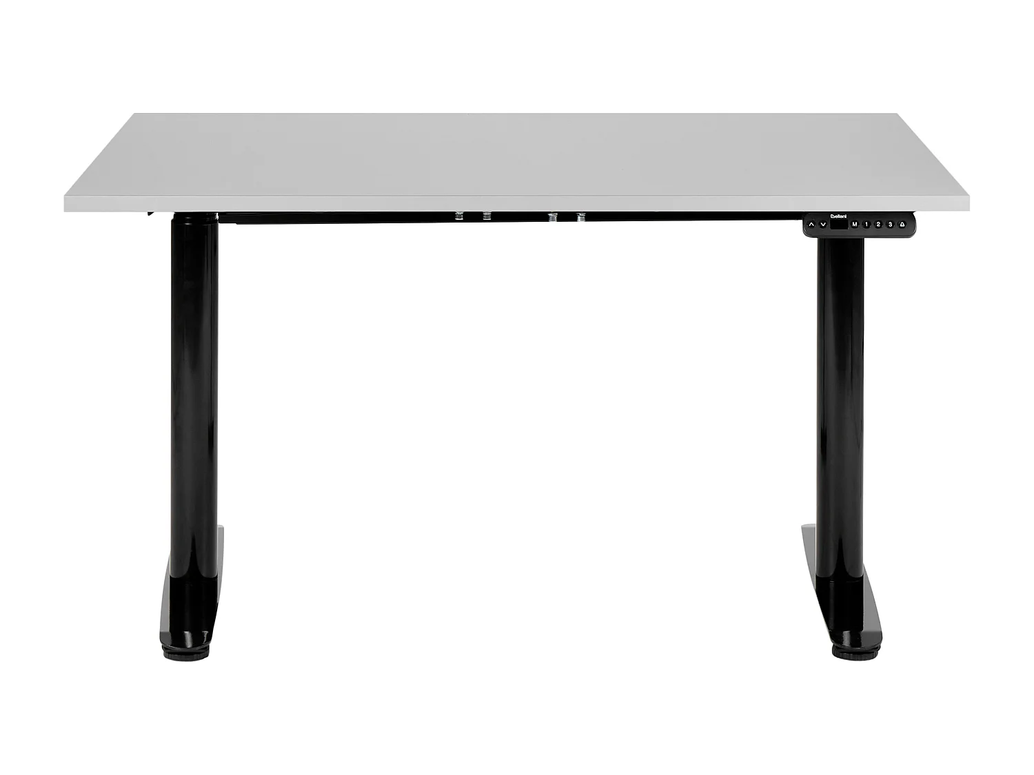 Bureau réglable en hauteur électriquement DESTINAS Gris/noir 120 cm 72 cm