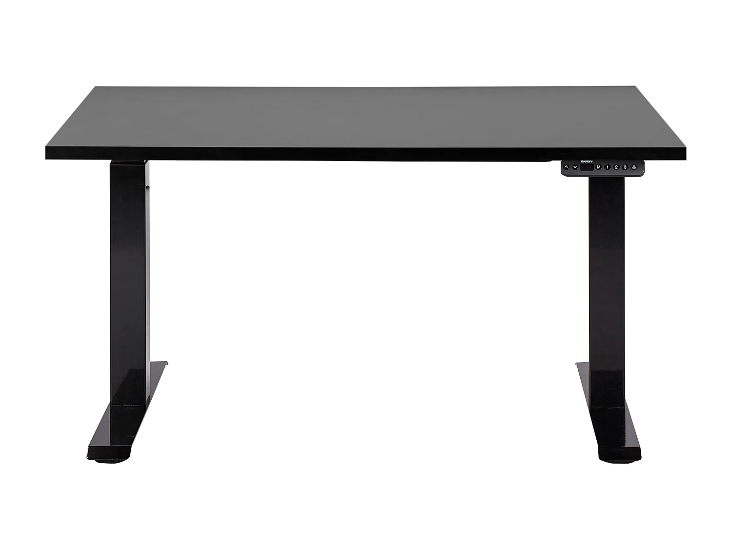 Bureau réglable en hauteur électriquement DESTINES Noir 120 cm 72 cm