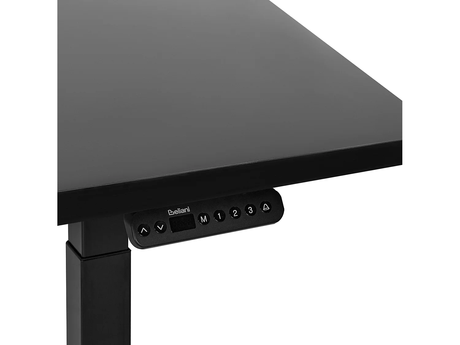 Elektrisch höhenverstellbarer Schreibtisch USB schwarz 120x72 cm DESTINES